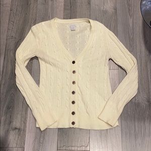Creme Button Cardigan